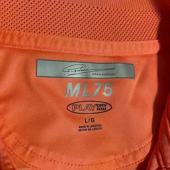 Salmon colored Greg Norman Polo - Picture 2 of 4